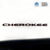 CHEROKEE Door Emblem Overlay Decal Set | Fits 2014–2025 Jeep Cherokee