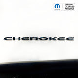CHEROKEE Door Emblem Overlay Decal Set | Fits 2014–2025 Jeep Cherokee