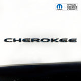 CHEROKEE Door Emblem Overlay Decal Set | Fits 2014–2025 Jeep Cherokee