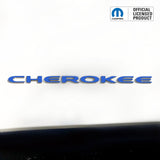 CHEROKEE Door Emblem Overlay Decal Set | Fits 2014–2025 Jeep Cherokee