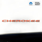 CHEROKEE Door Emblem Overlay Decal Set | Fits 2014–2025 Jeep Cherokee