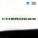 CHEROKEE Door Emblem Overlay Decal Set | Fits 2014–2025 Jeep Cherokee