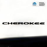 CHEROKEE Door Emblem Overlay Decal Set | Fits 2014–2025 Jeep Cherokee