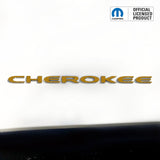 CHEROKEE Door Emblem Overlay Decal Set | Fits 2014–2025 Jeep Cherokee