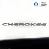 CHEROKEE Door Emblem Overlay Decal Set | Fits 2014–2025 Jeep Cherokee