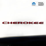 CHEROKEE Door Emblem Overlay Decal Set | Fits 2014–2025 Jeep Cherokee