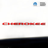 CHEROKEE Door Emblem Overlay Decal Set | Fits 2014–2025 Jeep Cherokee