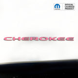 CHEROKEE Door Emblem Overlay Decal Set | Fits 2014–2025 Jeep Cherokee