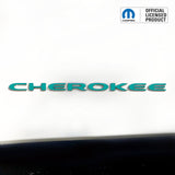 CHEROKEE Door Emblem Overlay Decal Set | Fits 2014–2025 Jeep Cherokee