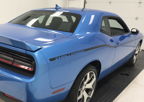 "Challenger" OE Style Side Bodyline Stripes For The 2010-2024 Dodge Challenger (x2)