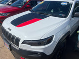 Two Tone Hood Decal for 2014-2023 Jeep Cherokee