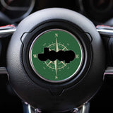 Compass Steering Wheel Decal for Jeep