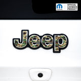Jeep Emblem Overlay Decals – Camo Print | Fits Grand Cherokee, Cherokee, Compass, Renegade, Liberty & Patriot