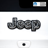 Jeep Emblem Overlay Decals – Camo Print | Fits Grand Cherokee, Cherokee, Compass, Renegade, Liberty & Patriot