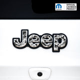 Jeep Emblem Overlay Decals – Camo Print | Fits Grand Cherokee, Cherokee, Compass, Renegade, Liberty & Patriot