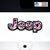 Jeep Emblem Overlay Decals – Camo Print | Fits Grand Cherokee, Cherokee, Compass, Renegade, Liberty & Patriot