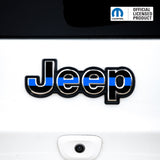 JEEP Emblem Overlay Decals – American Flag Print | Fits Grand Cherokee, Cherokee, Compass, Renegade, Liberty & Patriot