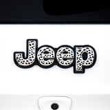 Jeep Emblem Overlay Decals – Animal Print Designs | Fits Grand Cherokee, Cherokee, Compass, Renegade, Liberty, Patriot