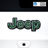 JEEP Emblem Overlay Decals – Solid Colors | Fits 2014–2025 Jeep Cherokee