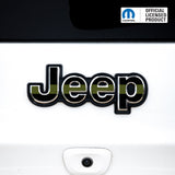 JEEP Emblem Overlay Decals – American Flag Print | Fits Grand Cherokee, Cherokee, Compass, Renegade, Liberty & Patriot