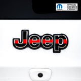 JEEP Emblem Overlay Decals – First Responder Designs | Fits Grand Cherokee, Cherokee, Compass, Renegade, Liberty, Patriot