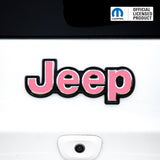 JEEP Emblem Overlay Decals – Solid Colors | Fits 2014–2025 Jeep Cherokee