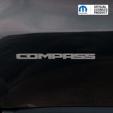 COMPASS Door Emblem Overlay Decal Set | Fits 2011+ Jeep Compass