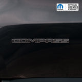 COMPASS Door Emblem Overlay Decal Set | Fits 2011+ Jeep Compass