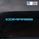 COMPASS Door Emblem Overlay Decal Set | Fits 2011+ Jeep Compass
