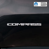 COMPASS Door Emblem Overlay Decal Set | Fits 2011+ Jeep Compass