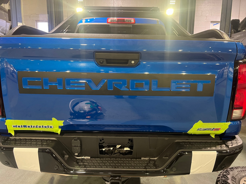 Tailgate Decals for 2024 Chevrolet Colorado