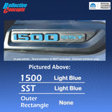 1500 SST Sport Performance Hood Emblem Overlay Decals - 2025 Laramie and Rebel