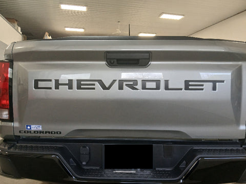 Tailgate Letter Inserts for 2024-2025 Chevrolet Colorado