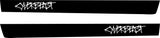 Cyberbeast Wording Rocker Stripe Decals For The 2023-2024 Tesla Cybertruck (x2)