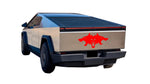 Cyberbeast Logo Tailgate Decals For The 2023-2024 Tesla Cybertruck