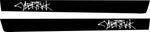 Rocker Stripe Decals For The 2023-2024 Tesla Cybertruck (x2)