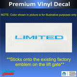 LIMITED Emblem Overlay Decal - 2015-2023 Renegade
