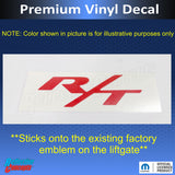 R/T Emblem Overlay Decal - 11-26 Durango