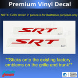 SRT Emblem Overlay Decals - 2015-2018 Charger SRT 392