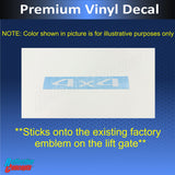 4x4 Emblem Overlay Decal - 2022-2026 Jeep Grand Cherokee