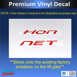 HORNET Emblem Overlay Decal - 2023-2025 Dodge Hornet