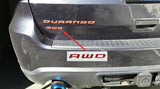 AWD Emblem Overlay Decal - 11-17 Journey