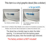 4xe Liftgate Emblem Overlay Decal  - 2022-2026 Grand Cherokee 4xe