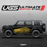 Ford Bronco American Flag Graphics