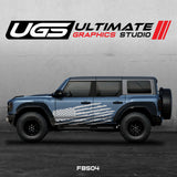 Ford Bronco American Flag Graphics