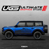 Ford Bronco American Flag Graphics