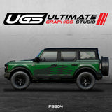 Ford Bronco American Flag Graphics