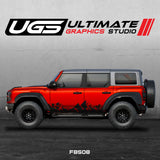 Ford Bronco Mountain Side Graphics