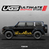 Ford Bronco Mountain Side Graphics