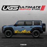 Ford Bronco Mountain Side Graphics